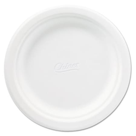 Huhtamaki HUHCT 6.75 in. Chinet Classic Round Paper Plates, White 21226